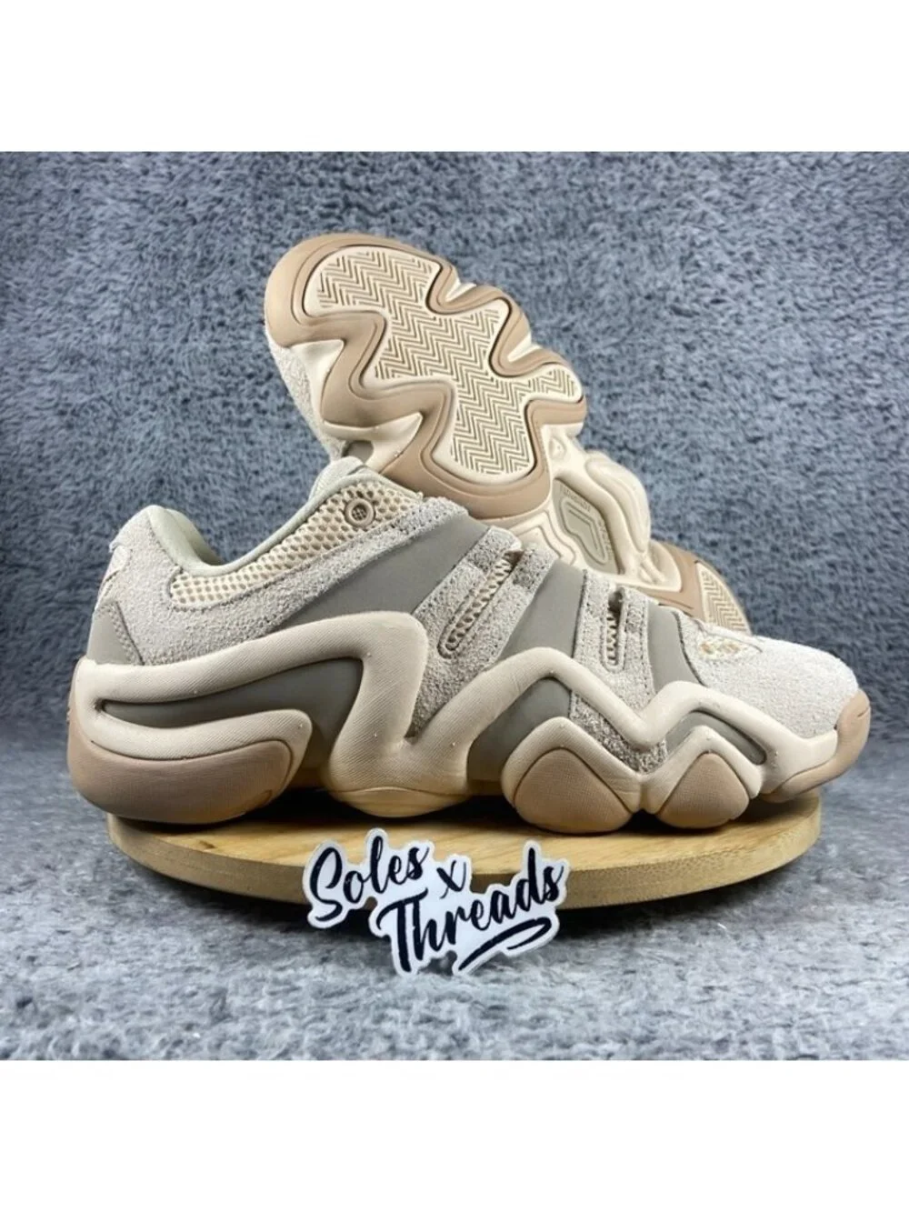 Adidas Crazy 8 Low Newport Beach Size 11.5 Men Halo Ivory Sandstone JI0339